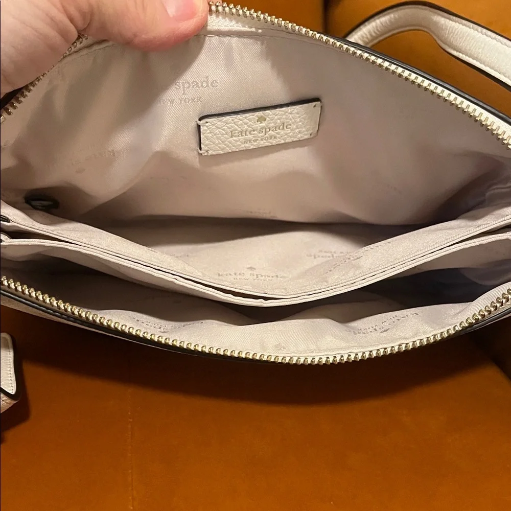 Kate Spade White and Tan Crossbody Bag - Picture 4 of 5